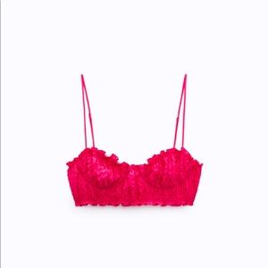 Zara Textured Corset Top